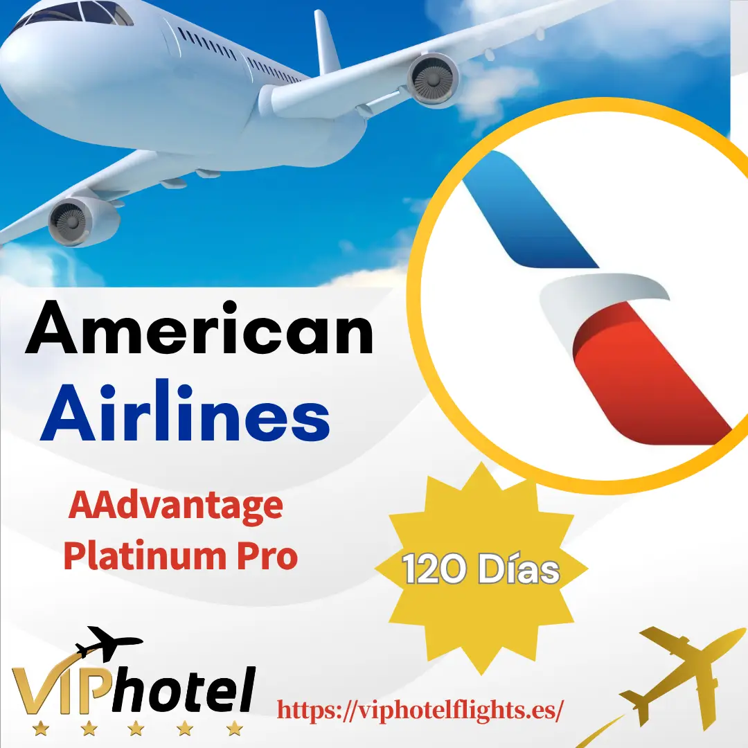 Actualización a AAdvantage Platinum Pro de American Airlines por 120 días 1 American Airlines AAdvantage Platinum Pro
