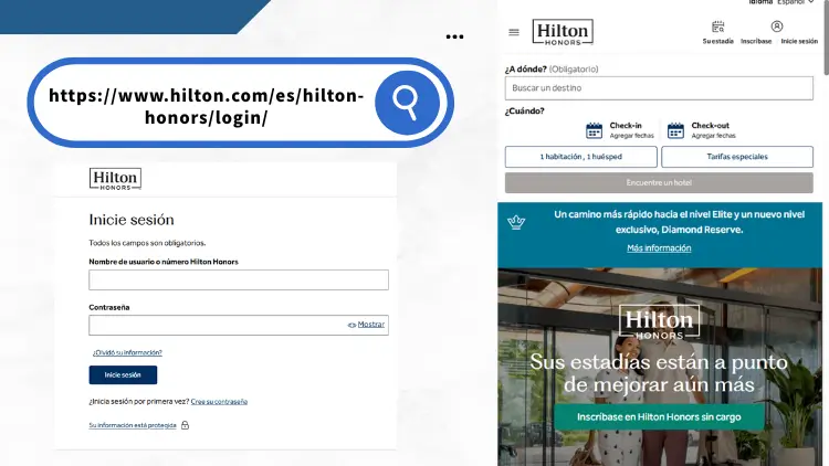 Acceso oficial a Hilton Honors Login
