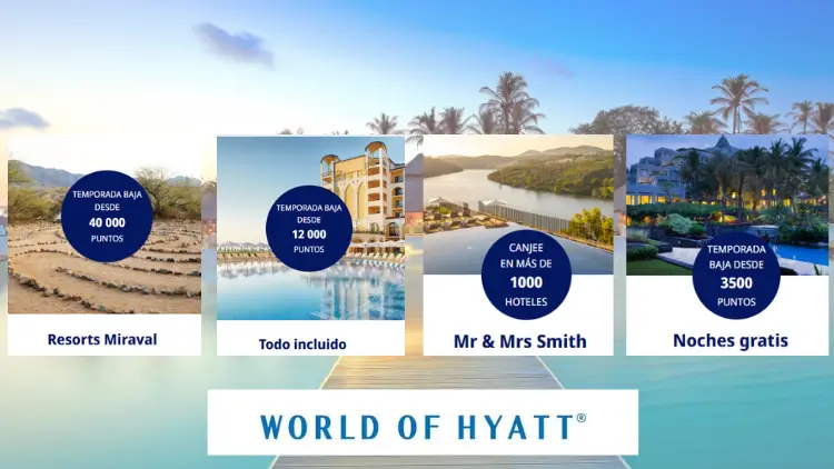 Canje de puntos de Hyatt por alojamiento