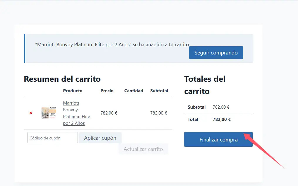 Obtención directa del estatus Marriott Platinum a través de viphotelflights-4