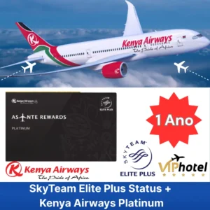 SkyTeam Elite Plus Status Upgrade-Kenya Airways Platinum