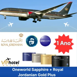 oneworld Sapphire- Royal Jordanian Gold Plus Status