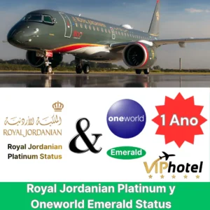 Royal Jordanian Platinum y Oneworld Emerald Status